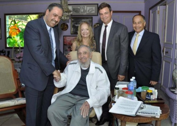 Recibió Fidel al Presidente de la Asociación de Comités Olímpicos Nacionales