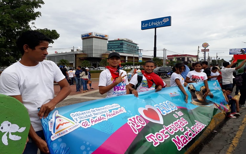 Ambientalistas realizan platones en distintas rotondas de la capital 