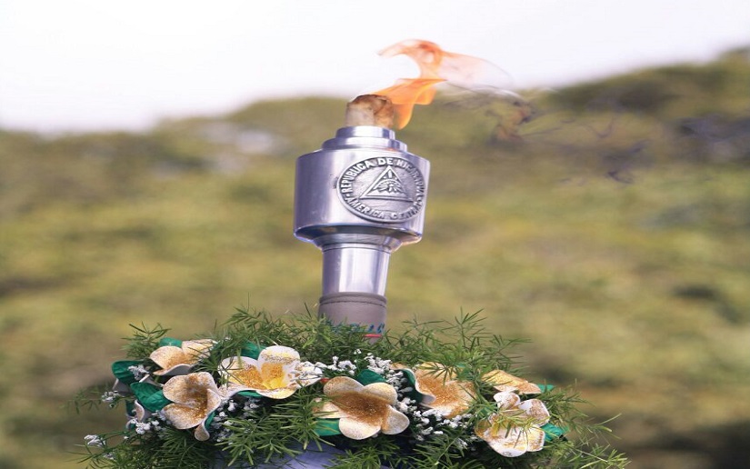 Nicaragua recibe Antorcha de la Libertad Centro Americana 