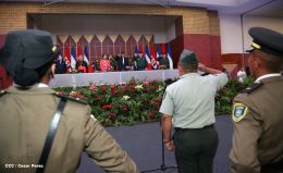 Daniel y Rosario presiden graduación de cadetes del Ejército de Nicaragua
