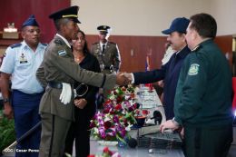 Daniel y Rosario presiden graduación de cadetes del Ejército de Nicaragua