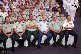 Daniel y Rosario presiden graduación de cadetes del Ejército de Nicaragua