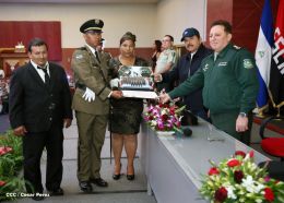 Daniel y Rosario presiden graduación de cadetes del Ejército de Nicaragua