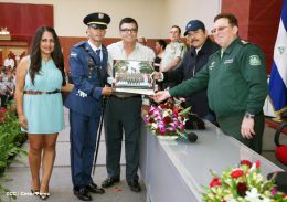 Daniel y Rosario presiden graduación de cadetes del Ejército de Nicaragua