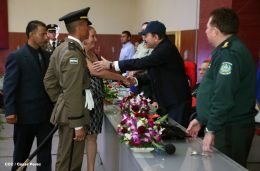Daniel y Rosario presiden graduación de cadetes del Ejército de Nicaragua