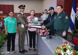 Daniel y Rosario presiden graduación de cadetes del Ejército de Nicaragua