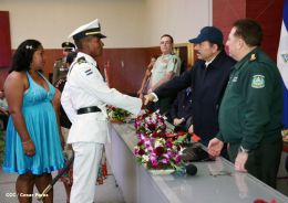 Daniel y Rosario presiden graduación de cadetes del Ejército de Nicaragua