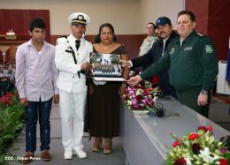 Daniel y Rosario presiden graduación de cadetes del Ejército de Nicaragua