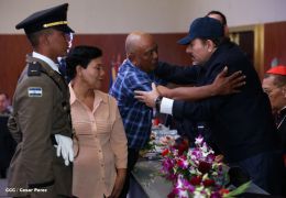 Daniel y Rosario presiden graduación de cadetes del Ejército de Nicaragua