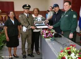 Daniel y Rosario presiden graduación de cadetes del Ejército de Nicaragua
