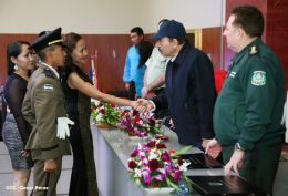 Daniel y Rosario presiden graduación de cadetes del Ejército de Nicaragua