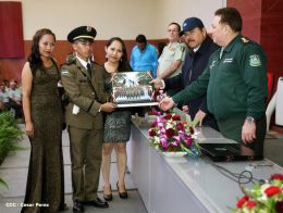 Daniel y Rosario presiden graduación de cadetes del Ejército de Nicaragua