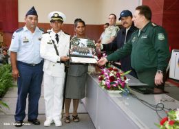 Daniel y Rosario presiden graduación de cadetes del Ejército de Nicaragua