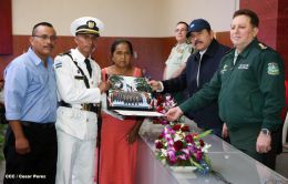 Daniel y Rosario presiden graduación de cadetes del Ejército de Nicaragua