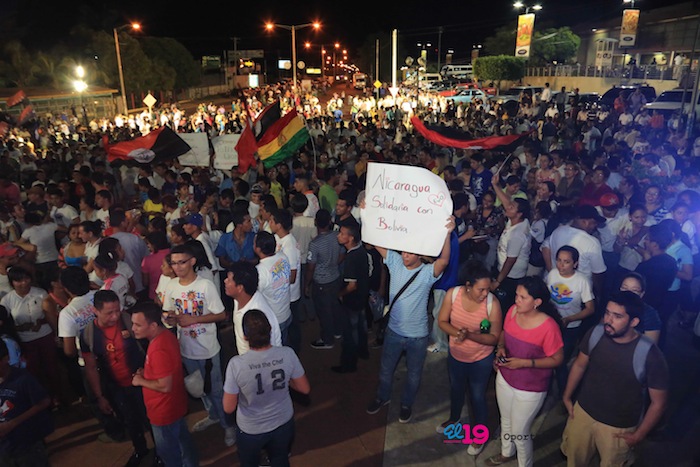 ¡NICARAGUA ESTÁ CON VOS, EVO!