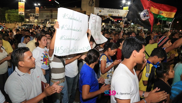 ¡NICARAGUA ESTÁ CON VOS, EVO!