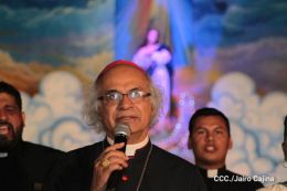 Cardenal Brenes inaugura la celebración de la Purísima con el grito de “¿Quién Causa Tanta Alegría?”