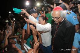 Cardenal Brenes inaugura la celebración de la Purísima con el grito de “¿Quién Causa Tanta Alegría?”