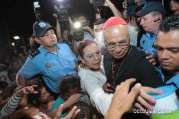 Cardenal Brenes inaugura la celebración de la Purísima con el grito de “¿Quién Causa Tanta Alegría?”