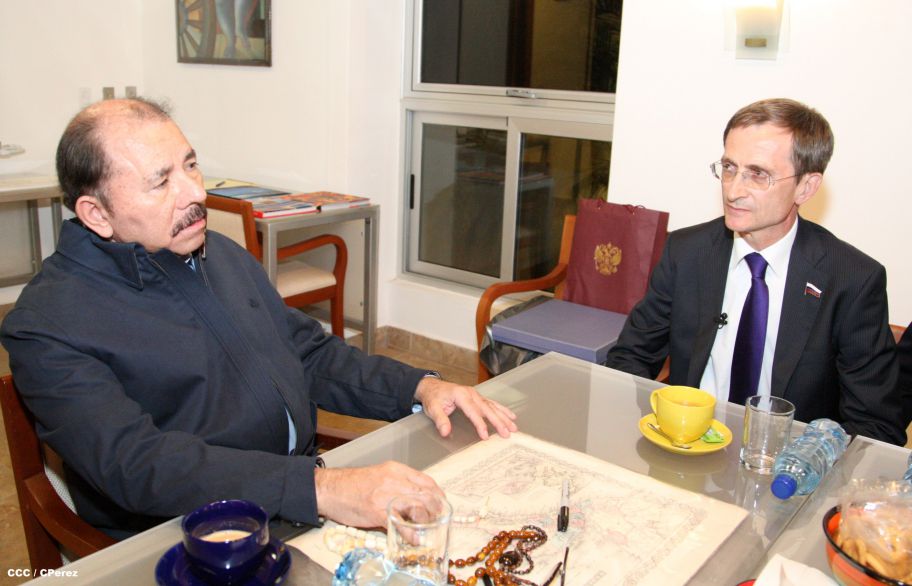 Presidente Daniel se reúne con Vicepresidente de la Duma Estatal de la Asamblea Federal de Rusia