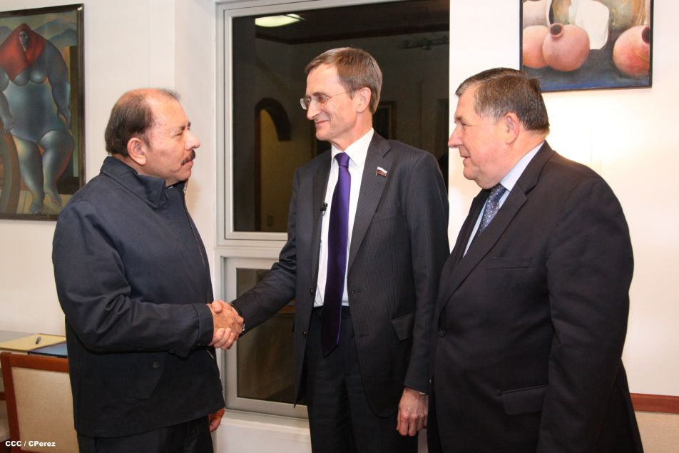 Presidente Daniel se reúne con Vicepresidente de la Duma Estatal de la Asamblea Federal de Rusia