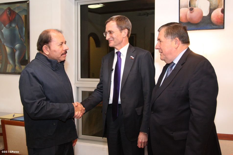 Presidente Daniel se reúne con Vicepresidente de la Duma Estatal de la Asamblea Federal de Rusia