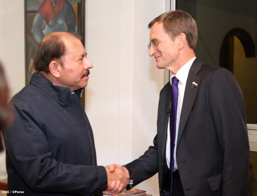 Presidente Daniel se reúne con Vicepresidente de la Duma Estatal de la Asamblea Federal de Rusia