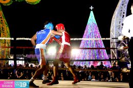 Amena velada boxística en Paseo de los Estudiantes