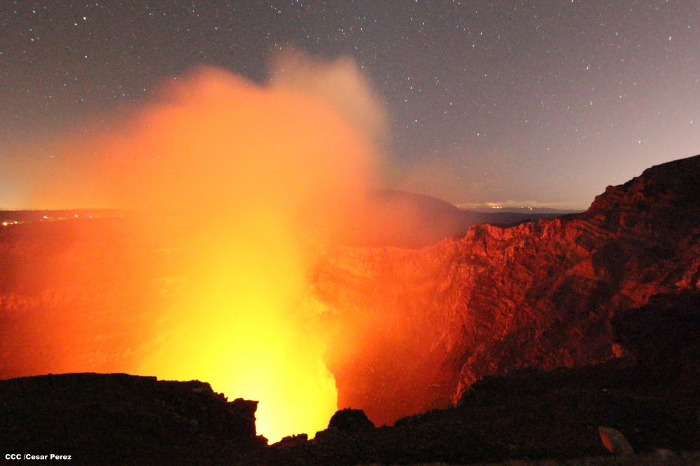 Impresionantes imágenes del Volcán Masaya