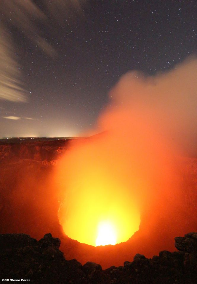 Impresionantes imágenes del Volcán Masaya