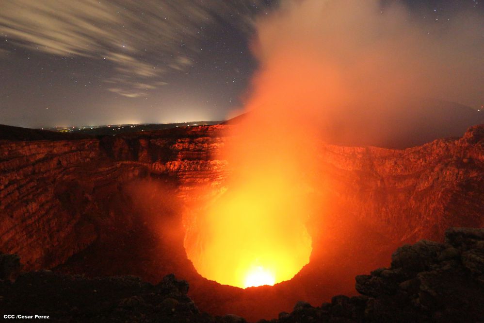 Impresionantes imágenes del Volcán Masaya