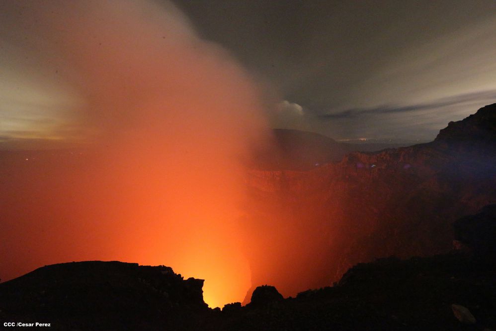 Impresionantes imágenes del Volcán Masaya