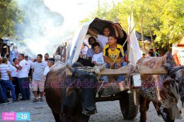 Llegan peregrinación a El Sauce en devoción por el Señor de los Milagros