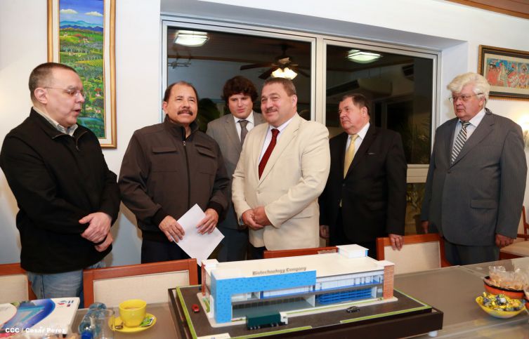 Presidente Daniel se reúne con delegación rusa del Instituto de Vacunas y Sueros de San Petersburgo