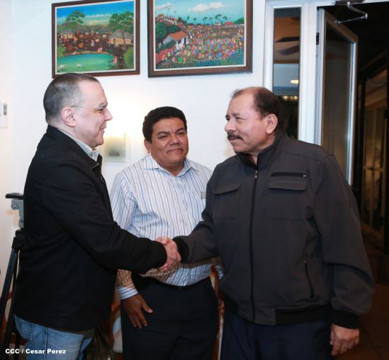 Presidente Daniel se reúne con delegación rusa del Instituto de Vacunas y Sueros de San Petersburgo