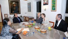 Presidente Daniel se reúne con el Director General del Organismo Internacional de Energía Atómica (OIEA), Yukiya Amano