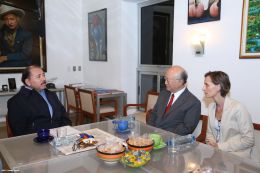 Presidente Daniel se reúne con el Director General del Organismo Internacional de Energía Atómica (OIEA), Yukiya Amano