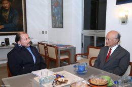 Presidente Daniel se reúne con el Director General del Organismo Internacional de Energía Atómica (OIEA), Yukiya Amano