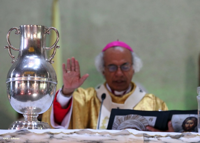 Misa Crismal en Catedral de Managua