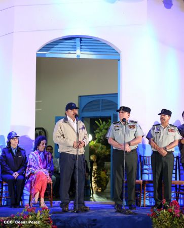 Daniel y Rosario conmemoran el 82 aniversario del tránsito a la inmortalidad del General Sandino