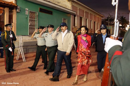 Daniel y Rosario conmemoran el 82 aniversario del tránsito a la inmortalidad del General Sandino