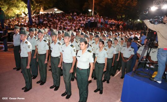 Daniel y Rosario conmemoran el 82 aniversario del tránsito a la inmortalidad del General Sandino