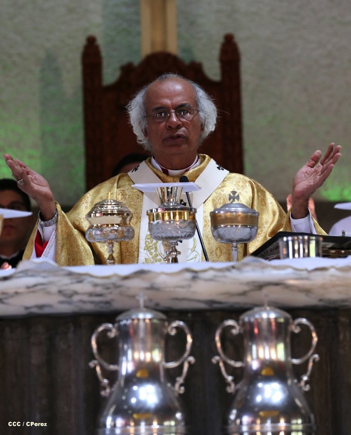 Misa Crismal en Catedral de Managua