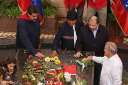 Daniel participa en homenaje a Chávez en el Cuartel de la Montaña