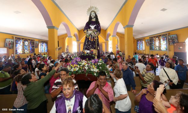 Carretas peregrinas de Jesús del Rescate llegan a Popoyuapa
