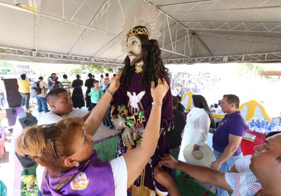Carretas peregrinas de Jesús del Rescate llegan a Popoyuapa