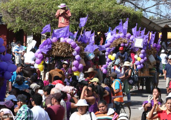 Carretas peregrinas de Jesús del Rescate llegan a Popoyuapa