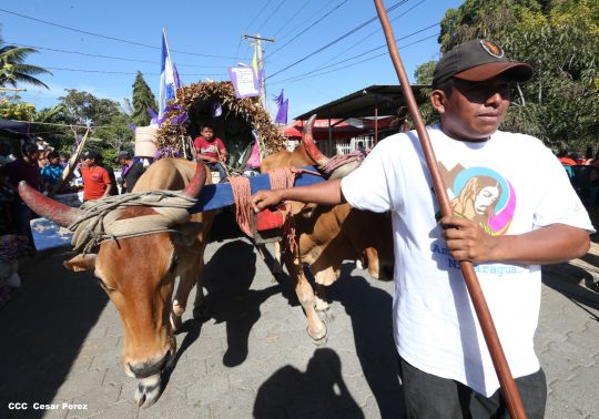Carretas peregrinas de Jesús del Rescate llegan a Popoyuapa