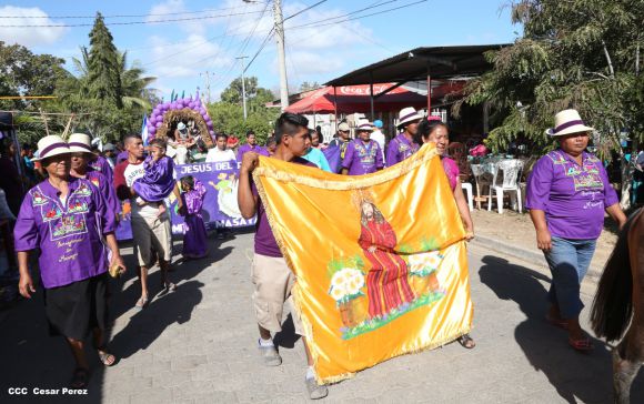 Carretas peregrinas de Jesús del Rescate llegan a Popoyuapa
