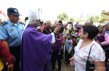 Cardenal Leopoldo Brenes celebra eucaristía en Santuario Nacional de Jesús del Rescate